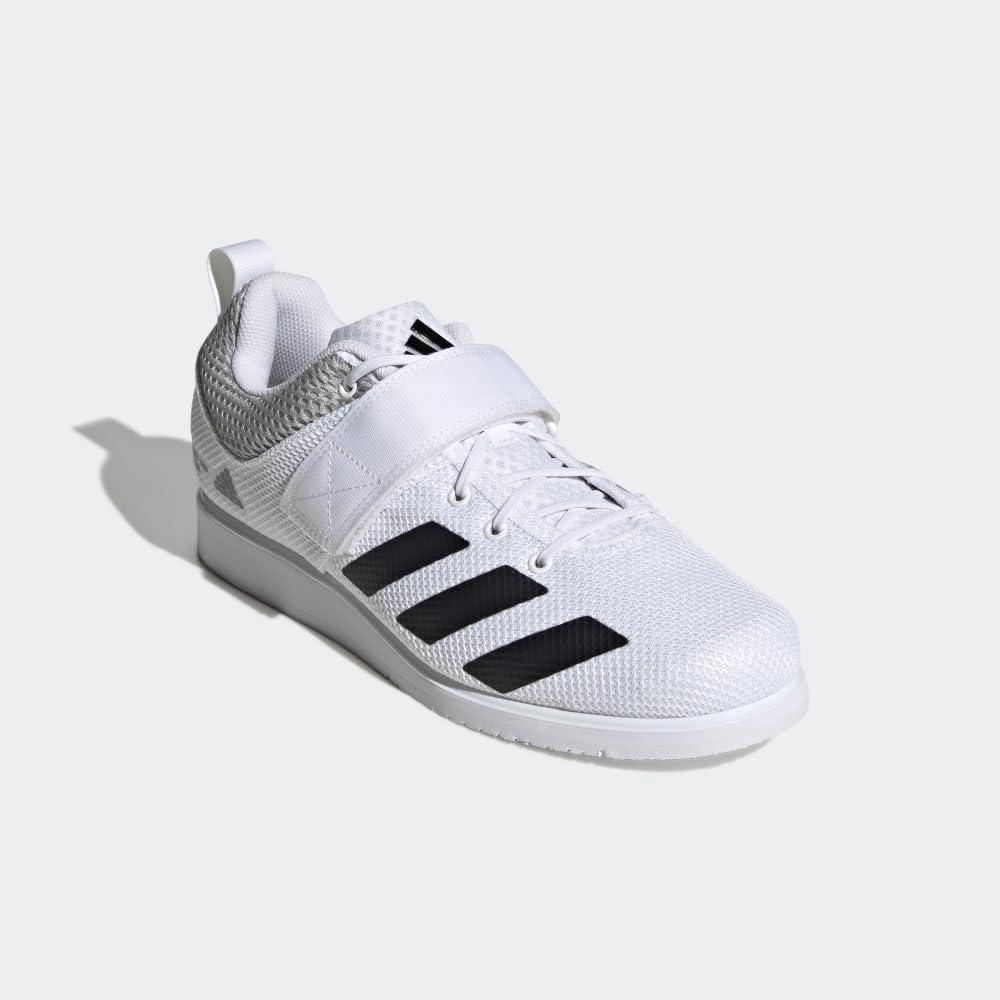 image:imageadidas Unisex Adult Powerlift 5 Weightlifting ShoesWhiteBlackGrey
