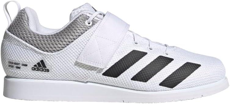 image:imageadidas Unisex Adult Powerlift 5 Weightlifting ShoesWhiteBlackGrey