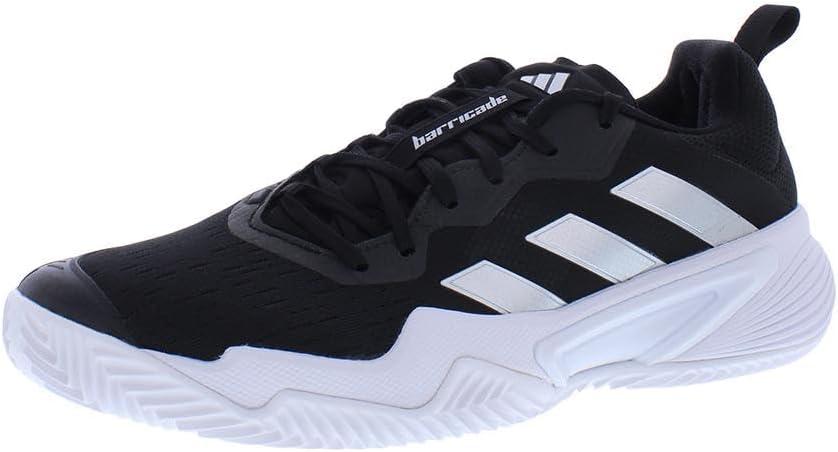 image:imageadidas Womens Barricade Tennis ShoesBlackWhiteSilver