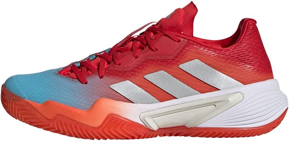 image:imageadidas Womens Barricade Tennis ShoesPreloved BlueSilver MetallicPreloved Red