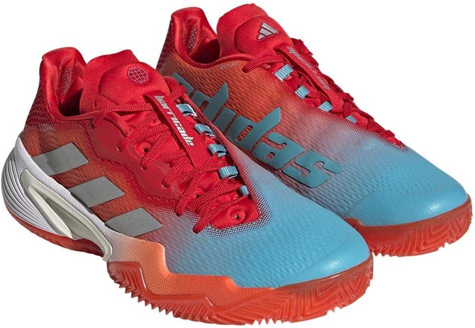image:imageadidas Womens Barricade Tennis ShoesPreloved BlueSilver MetallicPreloved Red
