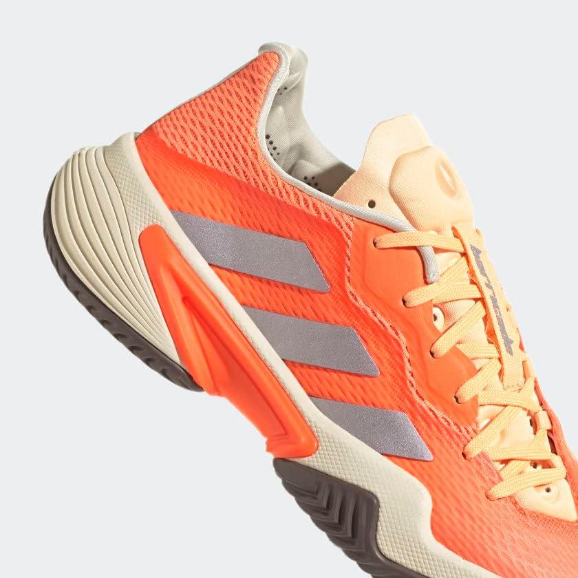 image:imageadidas Womens Barricade Tennis ShoesSolar OrangeTaupe Metallic