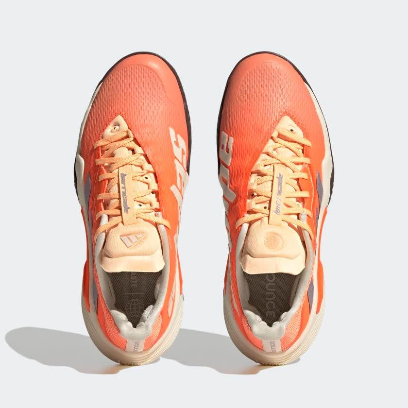 image:imageadidas Womens Barricade Tennis ShoesSolar OrangeTaupe Metallic