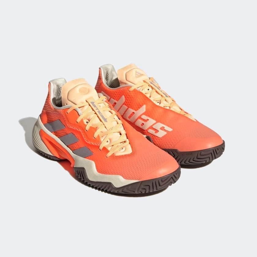 image:imageadidas Womens Barricade Tennis ShoesSolar OrangeTaupe Metallic