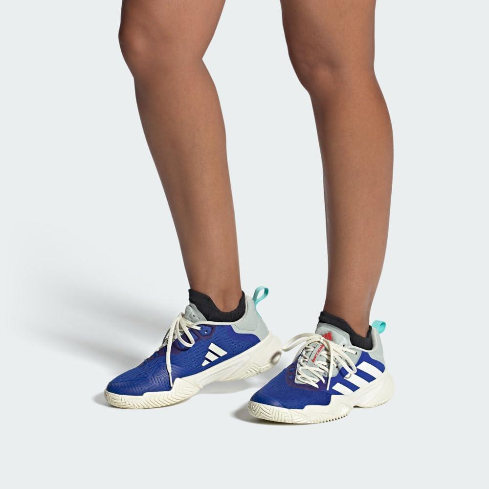 image:imageadidas Womens Barricade Tennis ShoesTeam Royal BlueOff WhiteBright Red