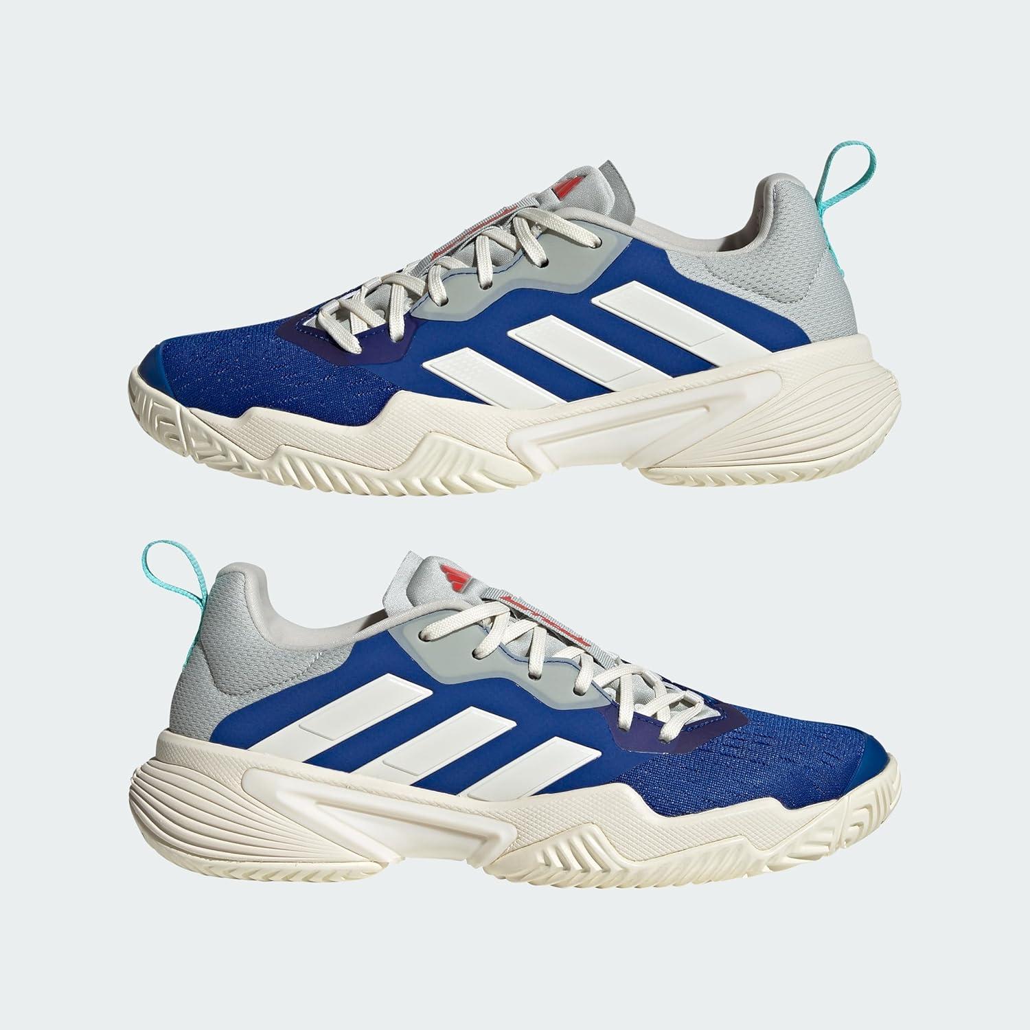 image:imageadidas Womens Barricade Tennis ShoesTeam Royal BlueOff WhiteBright Red