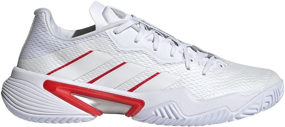 image:imageadidas Womens Barricade Tennis ShoesWhiteSilver MetallicGrey