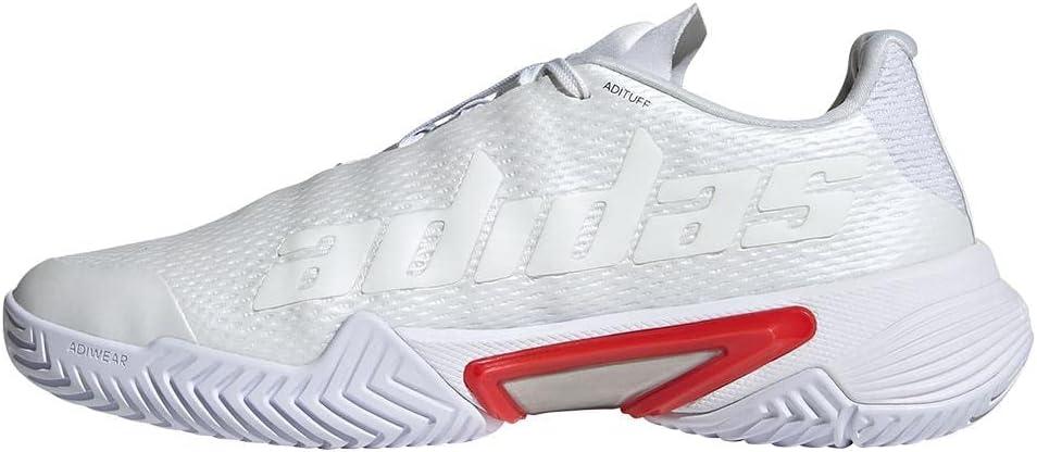 image:imageadidas Womens Barricade Tennis ShoesWhiteSilver MetallicGrey