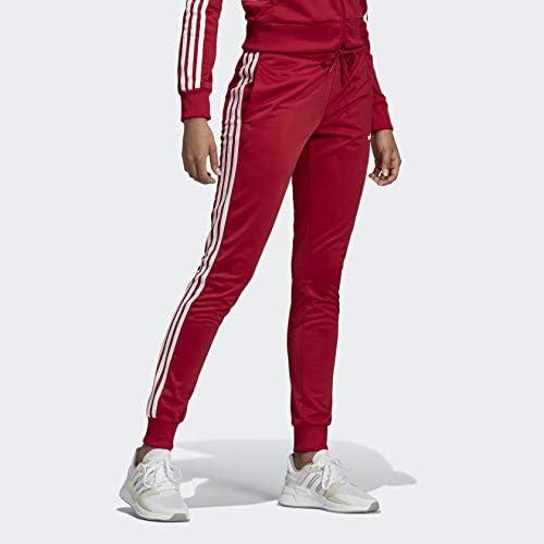 image:imageadidas Womens Essentials 3Stripes Tricot JoggersMaroonWhite