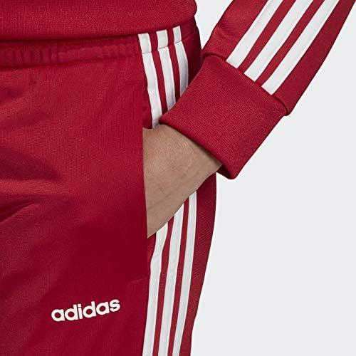 image:imageadidas Womens Essentials 3Stripes Tricot JoggersMaroonWhite