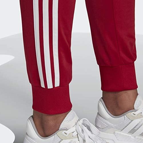 image:imageadidas Womens Essentials 3Stripes Tricot JoggersMaroonWhite