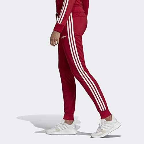 image:imageadidas Womens Essentials 3Stripes Tricot JoggersMaroonWhite