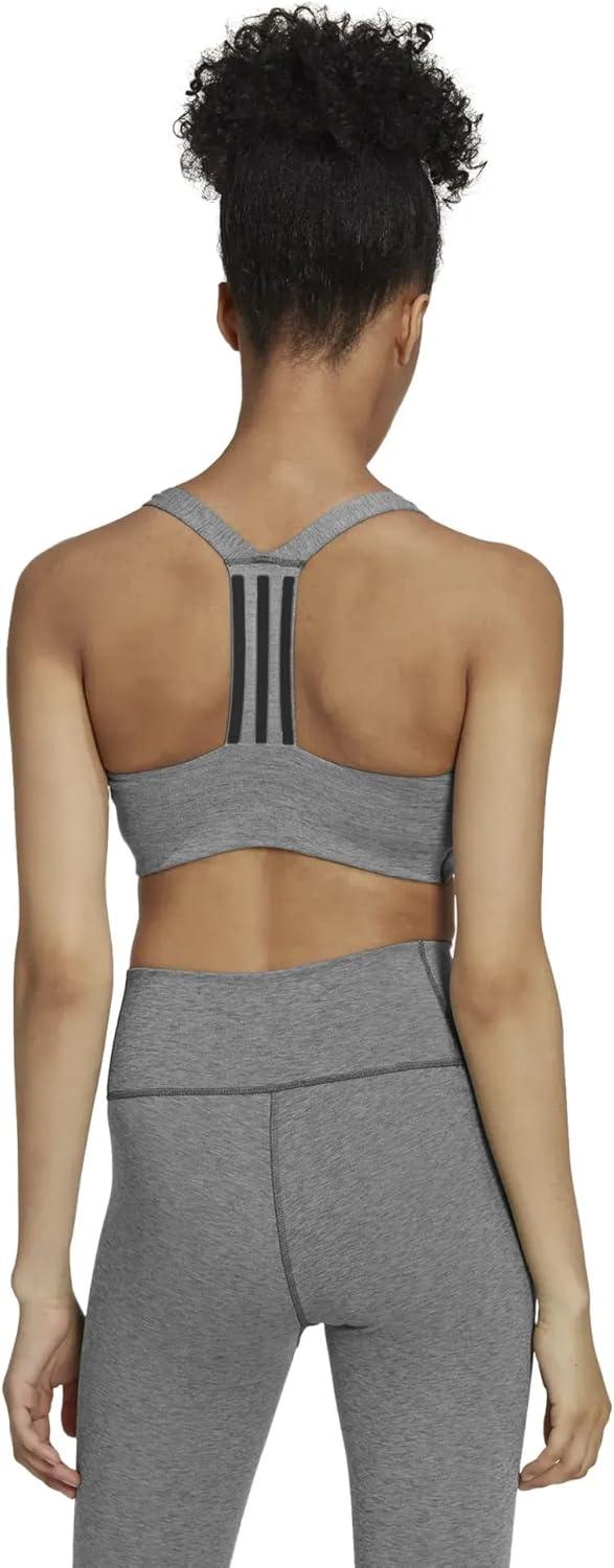 image:imageadidas Womens Plus Size Powerimpact Training Medium Support Bra Color OptionsDark Grey HeatherBlack