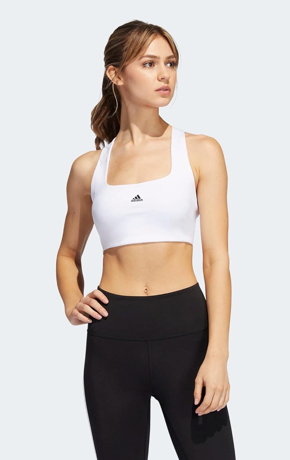 image:imageadidas Womens Plus Size Powerimpact Training Medium Support Bra Color OptionsWhiteBlack