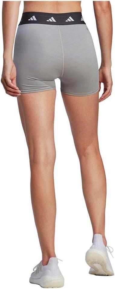 image:imageadidas Womens Techfit Short LeggingsMedium Grey HeatherCarbon