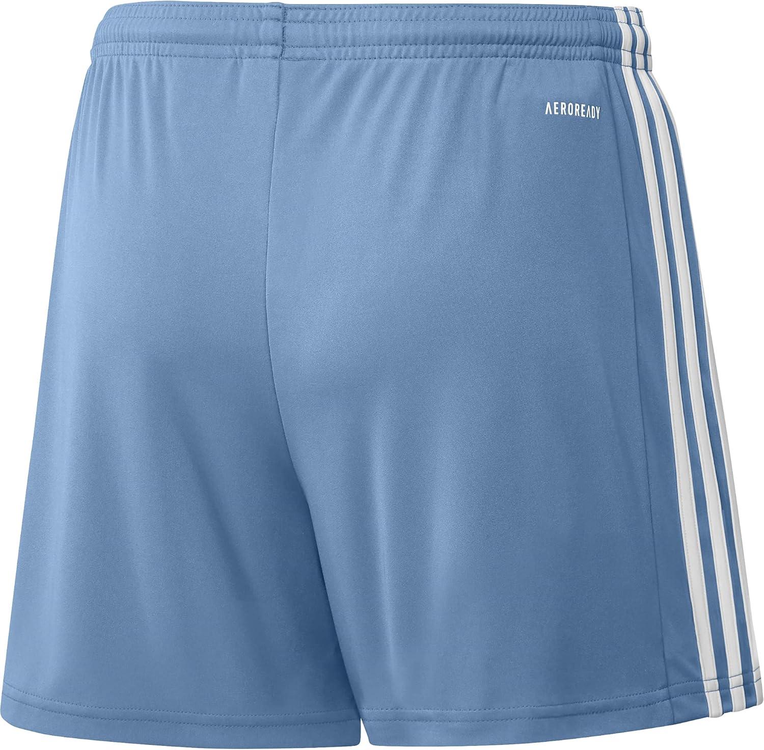 image:imageadidas Womens Tiro 21 Sweat ShortsTeam Light BlueWhite Full Stripes