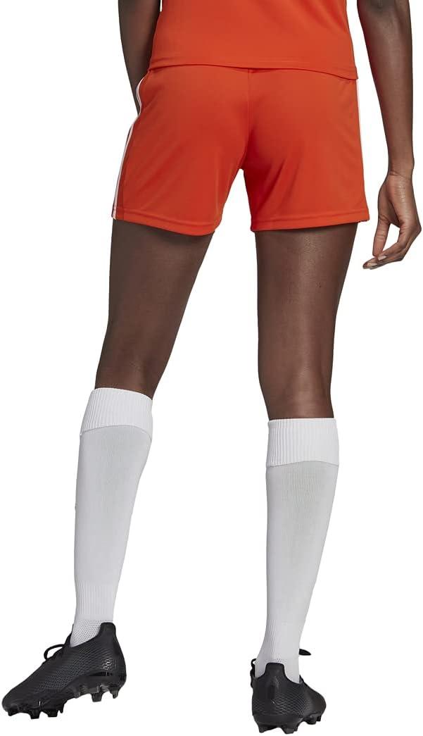 image:imageadidas Womens Tiro 21 Sweat ShortsTeam OrangeWhite Full Stripes
