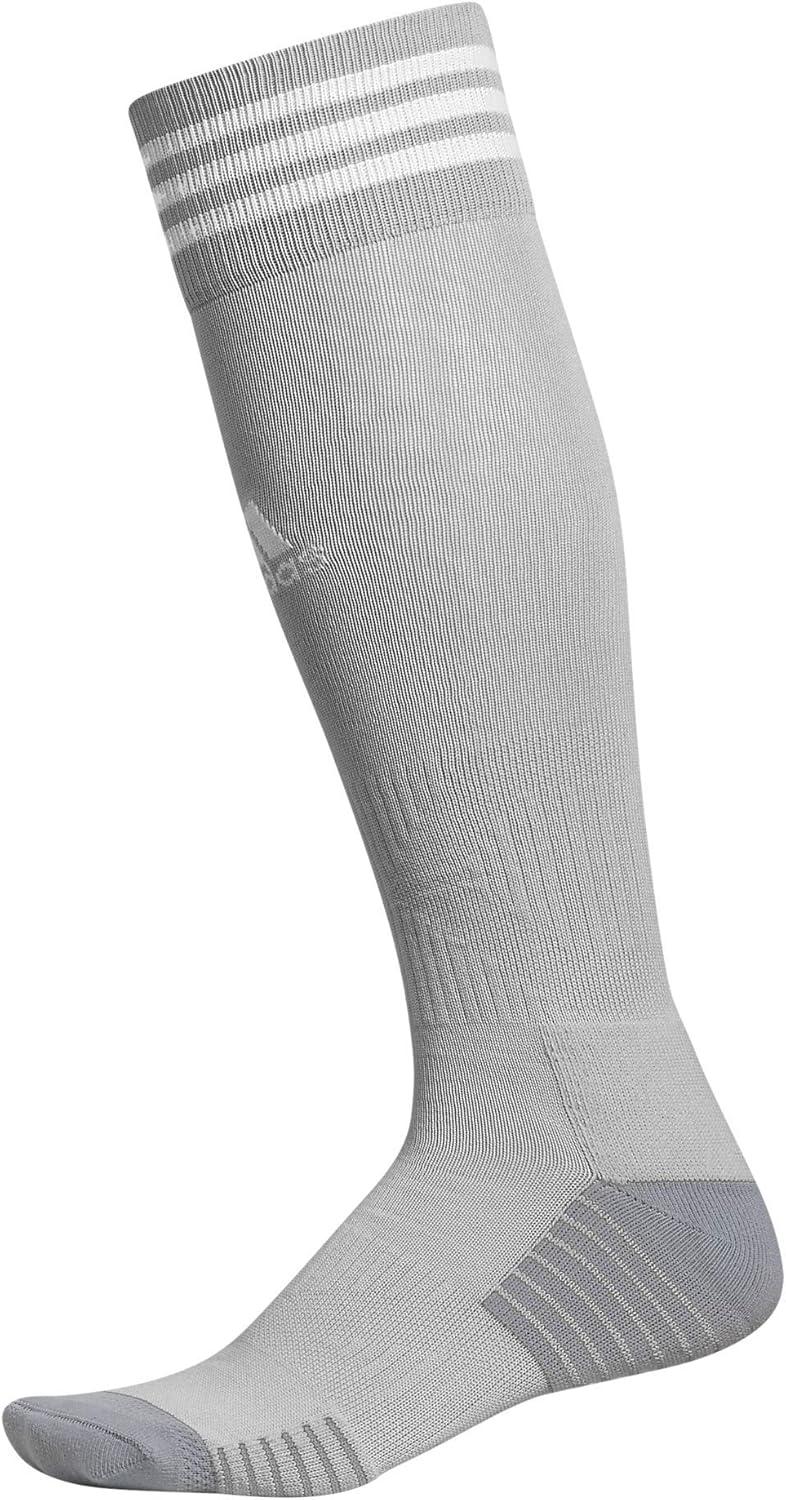image:imageadidas unisexadult Copa Zone Cushion 4 Soccer Socks 1pairGreyTeam Light GreyWhite