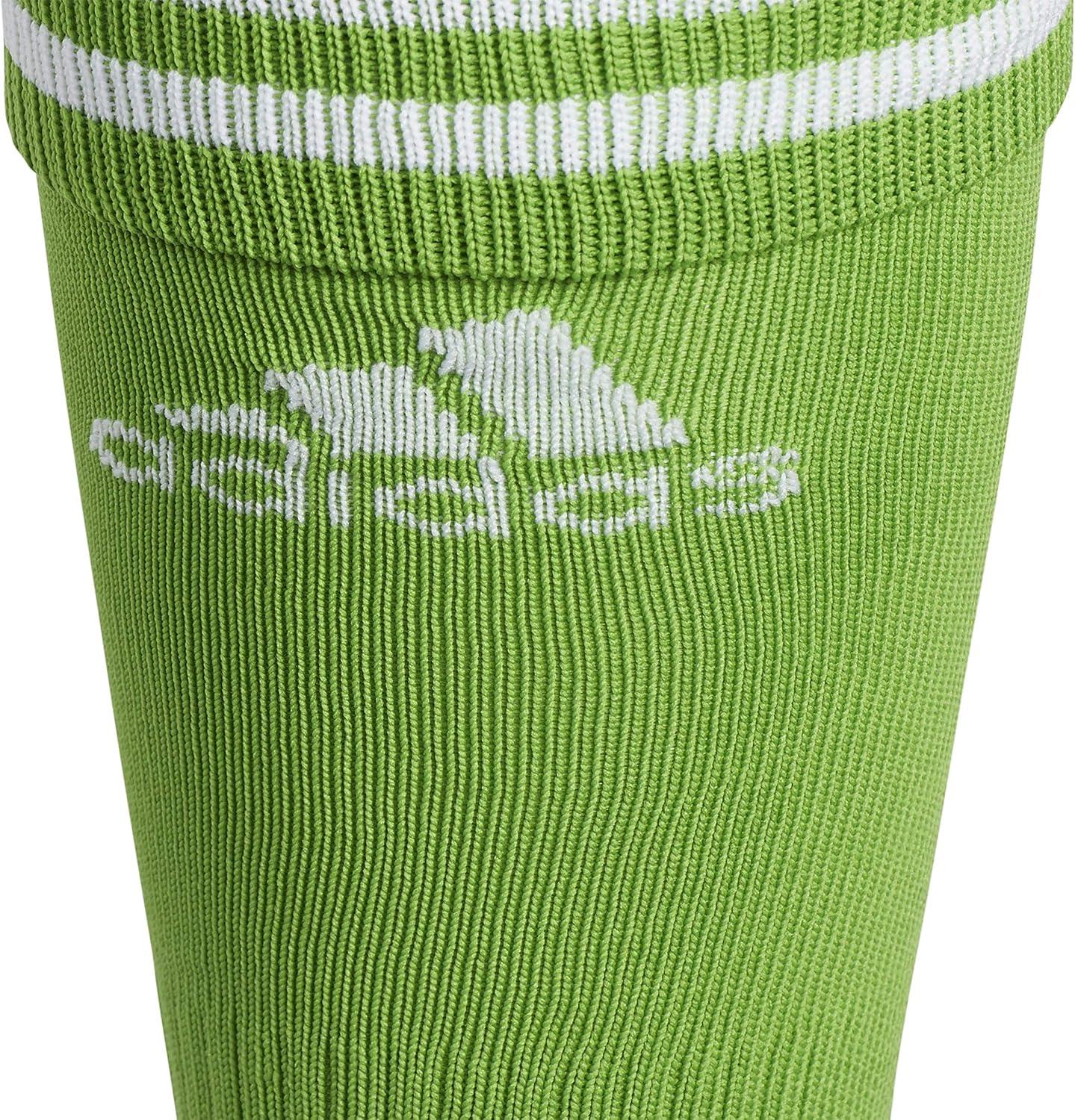image:imageadidas unisexadult Copa Zone Cushion 4 Soccer Socks 1pairRave GreenWhite
