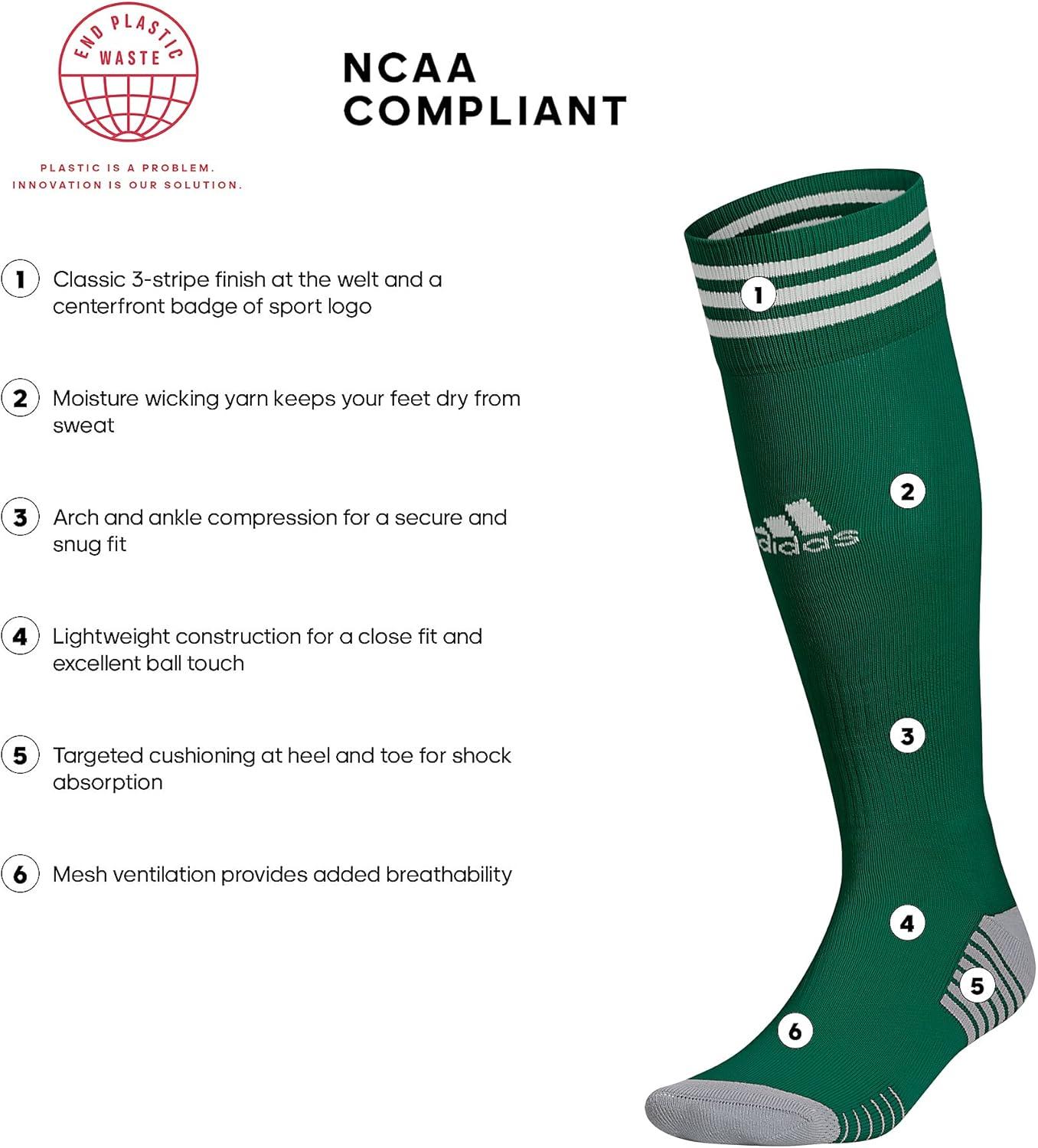 image:imageadidas unisexadult Copa Zone Cushion 4 Soccer Socks 1pairTeam Dark GreenWhite