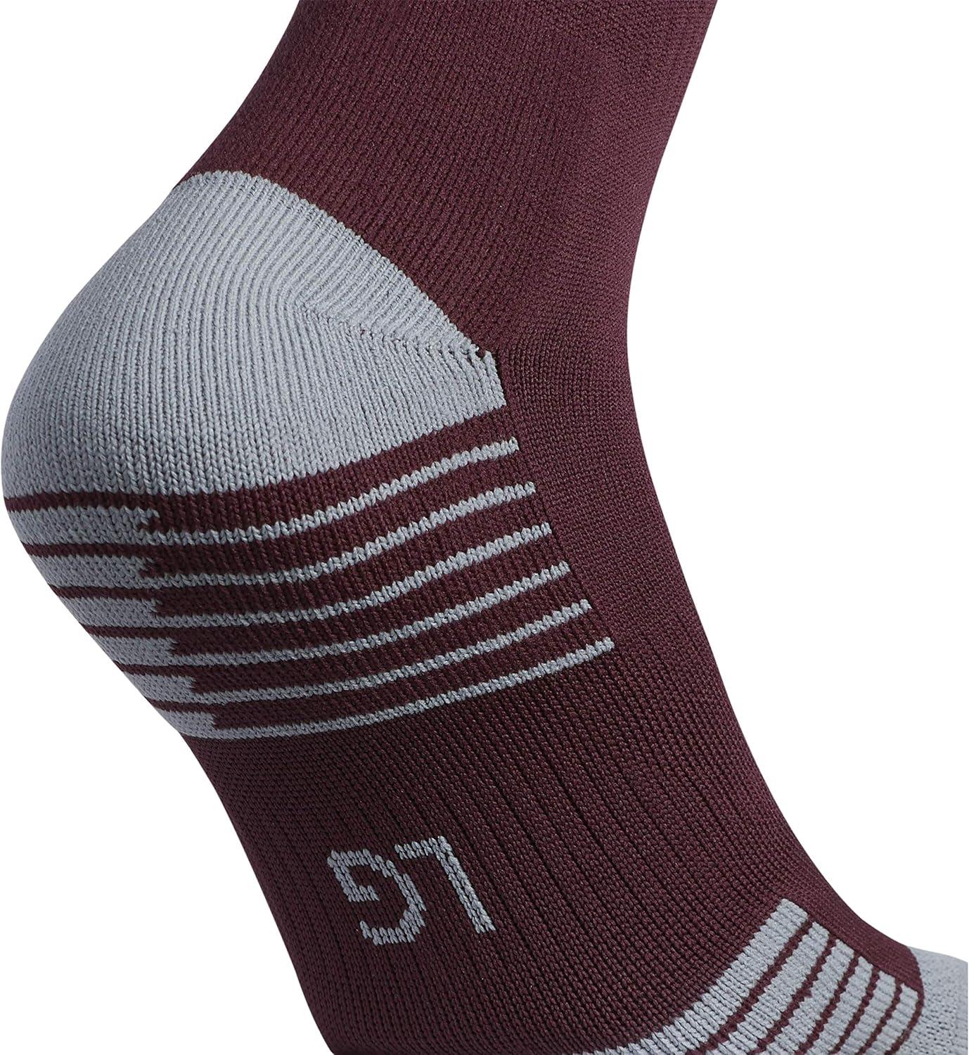 image:imageadidas unisexadult Copa Zone Cushion 4 Soccer Socks 1pairTeam MaroonWhite
