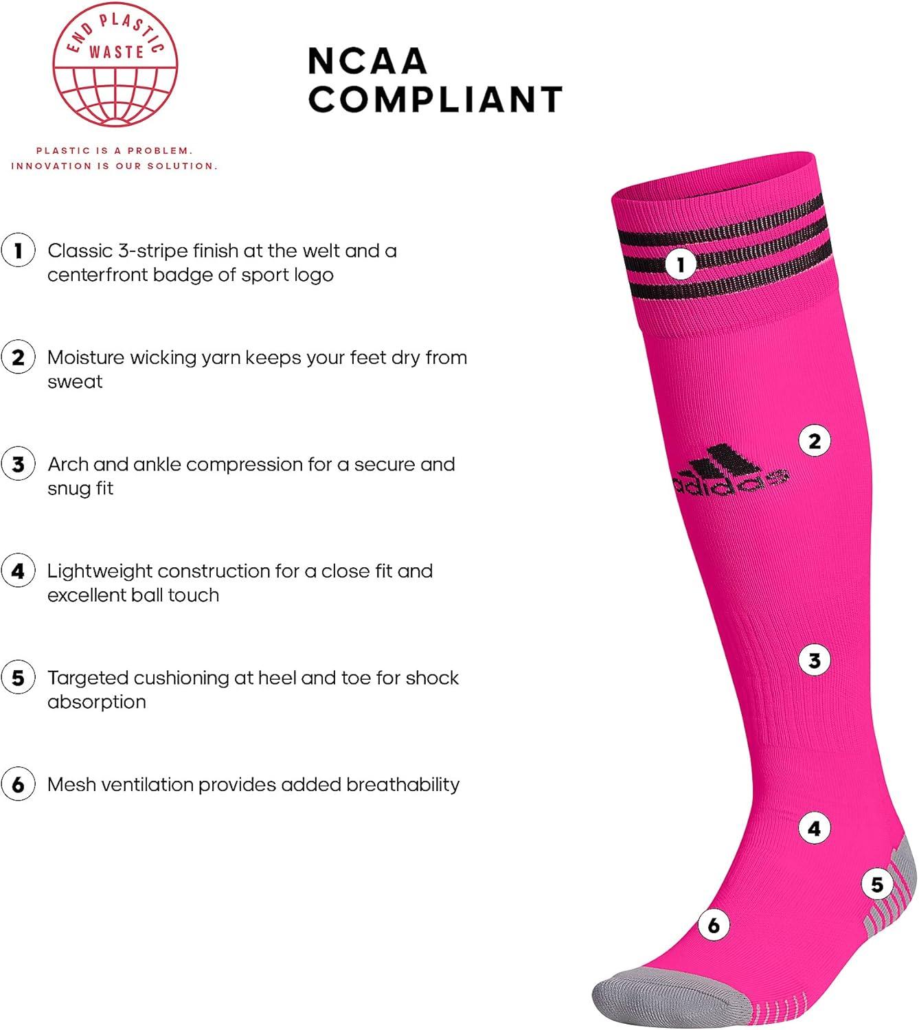 image:imageadidas unisexadult Copa Zone Cushion 4 Soccer Socks 1pairUltra PopBlack