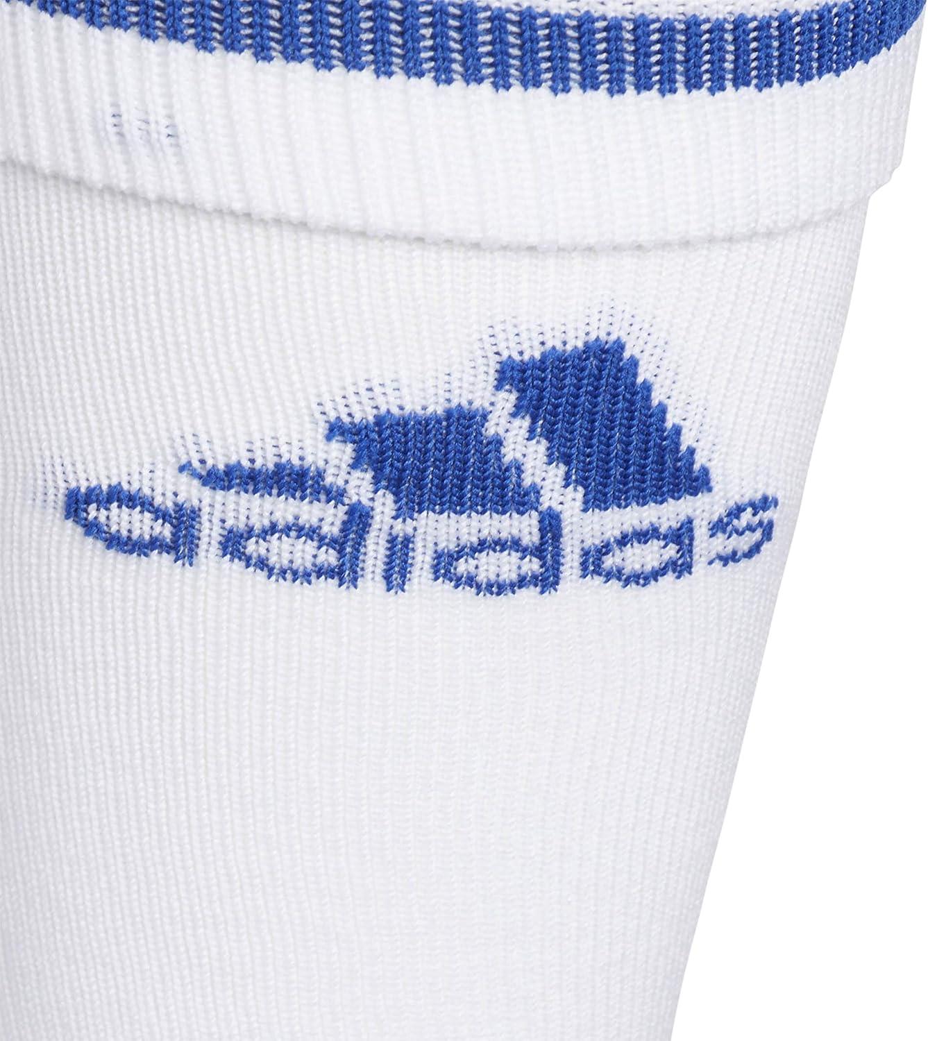 image:imageadidas unisexadult Copa Zone Cushion 4 Soccer Socks 1pairWhiteTeam Royal Blue