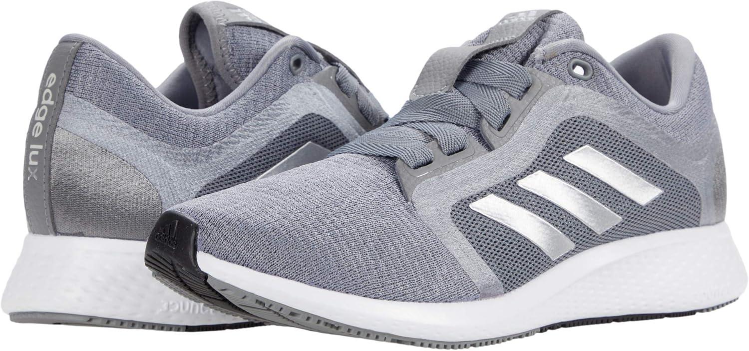 image:imageadidas womens Edge Lux 4 Running ShoeGreySilver MetallicWhite