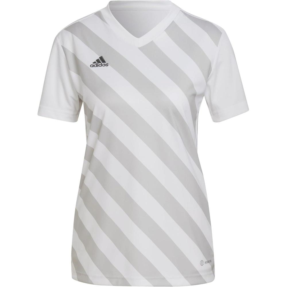 image:imageAdidas Womens Entrada 22 Graphic JerseyWhiteTeam Light Grey