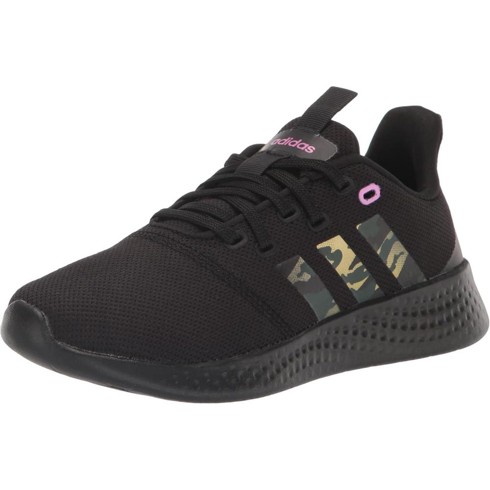 image:imageAdidas Womens Puremotion Se ShoesCore BlackGreen OxidePulse Lilac