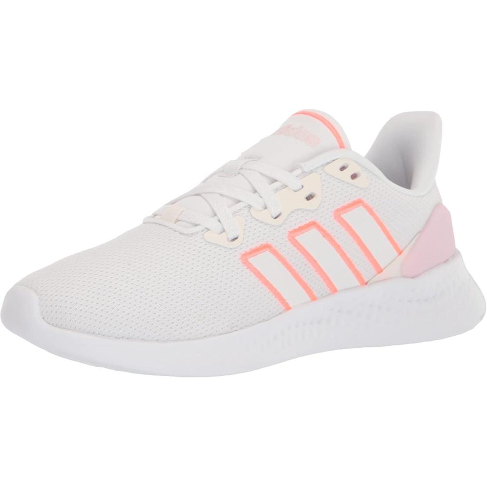 image:imageAdidas Womens Puremotion Se ShoesWhiteAcid RedChalk White