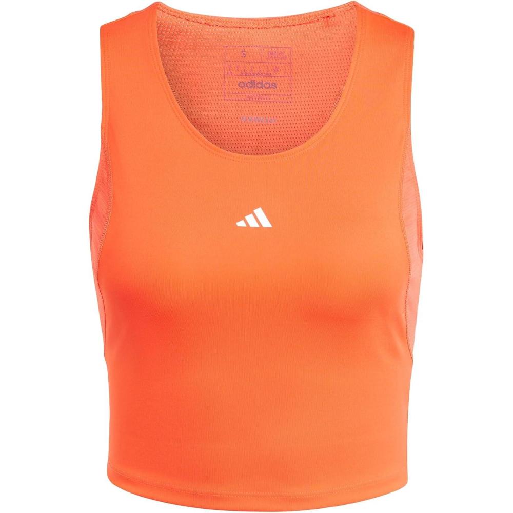 image:imageAdidas Womens Techfit Cropped Training Tank TopBright Red