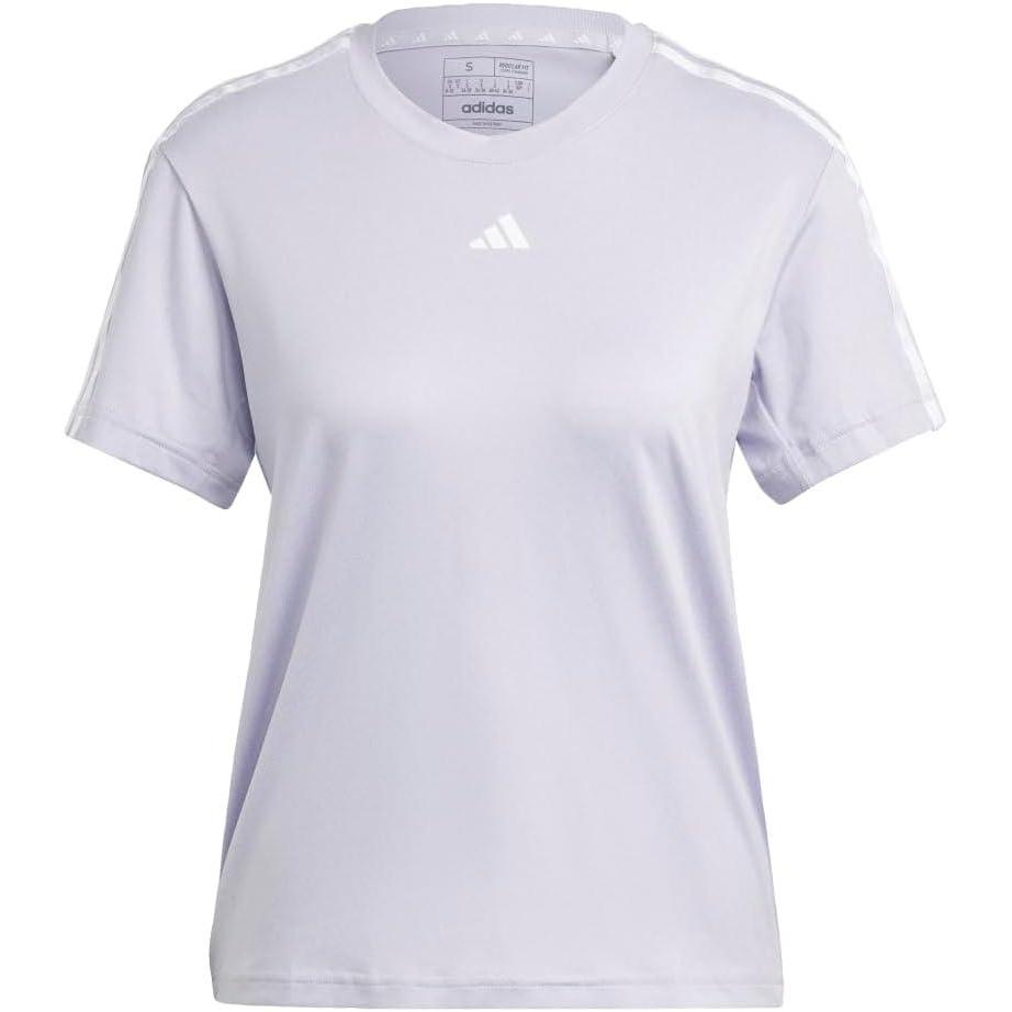 image:imageAdidas Womens Train Essentials 3Stripes TShirtSilver DawnWhite