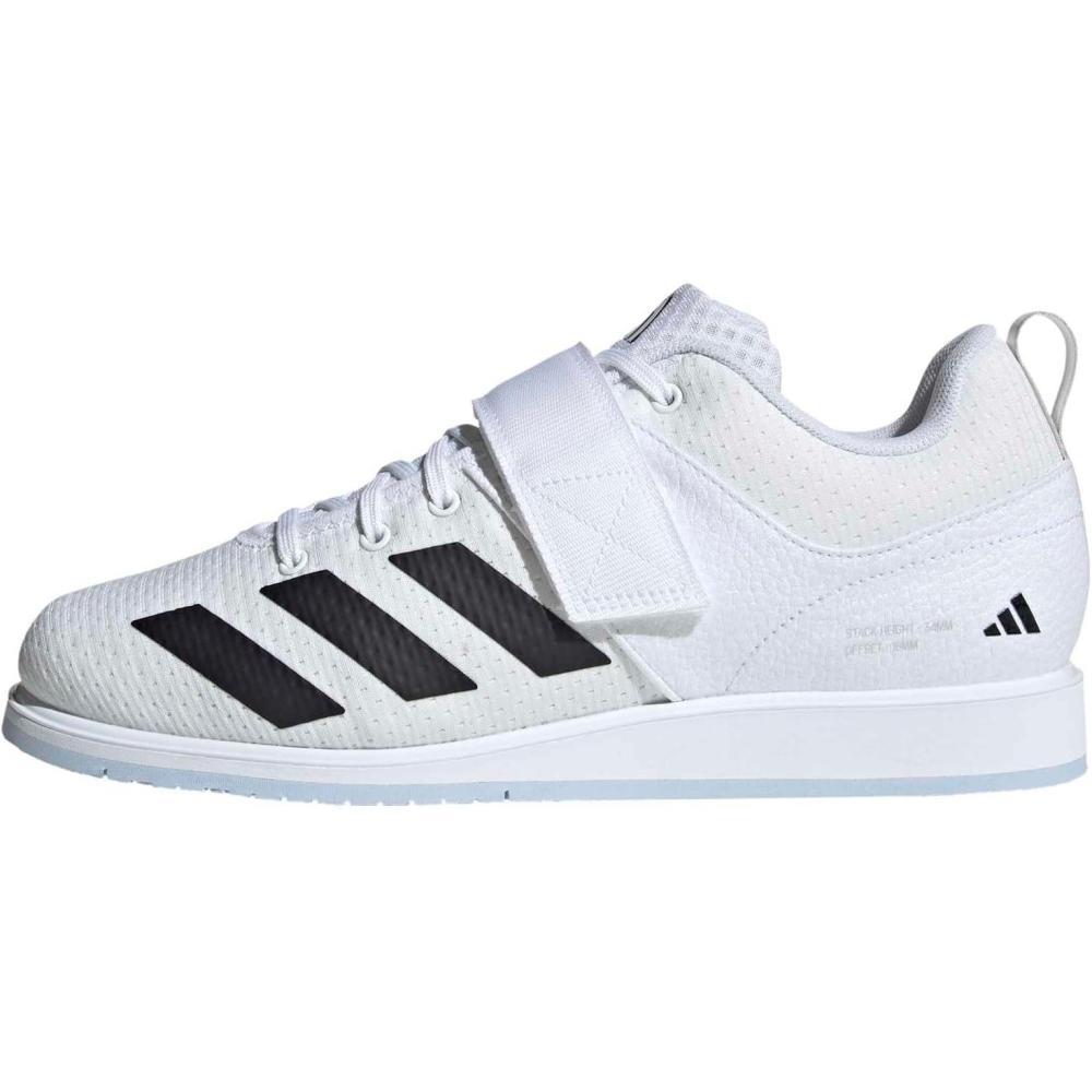 image:imageadidas Unisex Adult Powerlift 5 Weightlifting ShoesWhiteBlackCrystal Sky