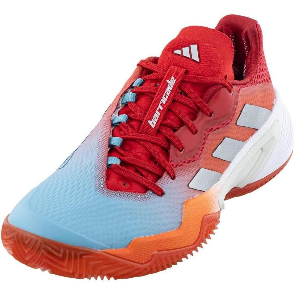 image:imageadidas Womens Barricade Tennis ShoesPreloved BlueSilver MetallicPreloved Red