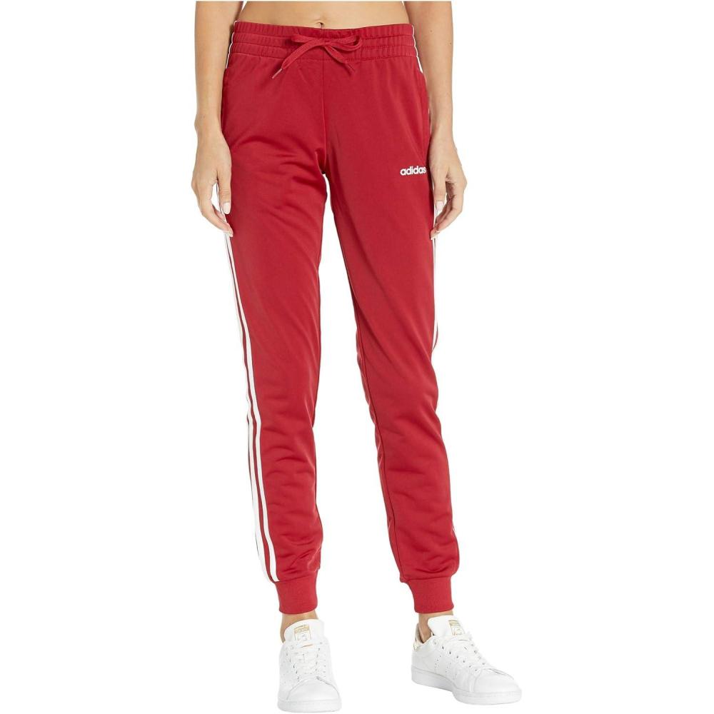 image:imageadidas Womens Essentials 3Stripes Tricot JoggersMaroonWhite