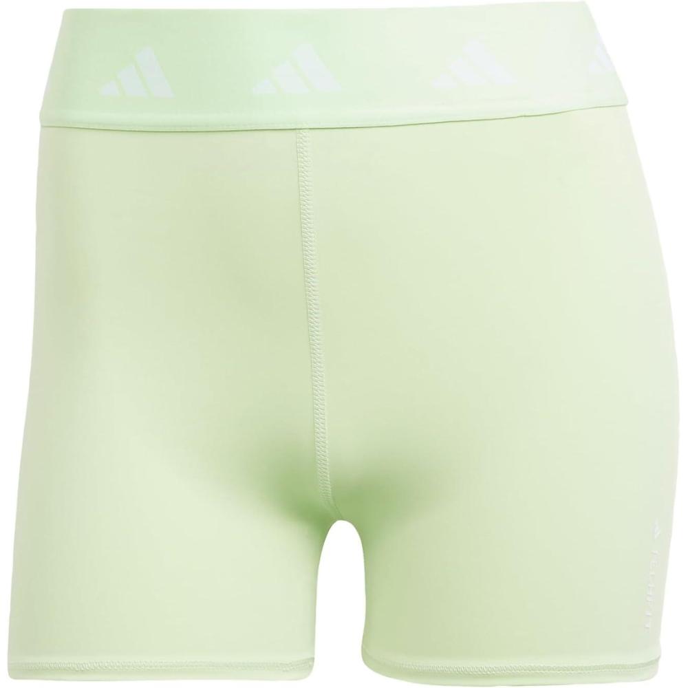 image:imageadidas Womens Techfit Short LeggingsSemi Green Spark