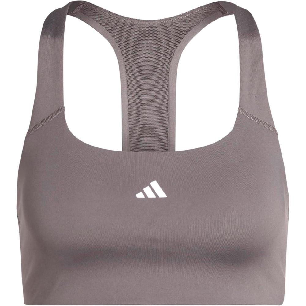 image:imageadidas Womens Training Medium Support Better 3Stripes BraCharcoal