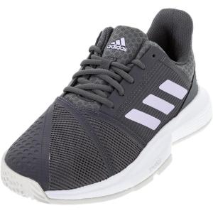 Adidas Mens Solematch BounceTennis Shoe(Grey/Purple Tint/White)
