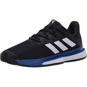 Adidas Mens Solematch BounceTennis Shoe(Legend Ink/Ftwr White/Team Royal Blue)