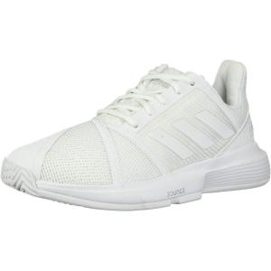 Adidas Mens Solematch BounceTennis Shoe(White/White/Matte Silver)