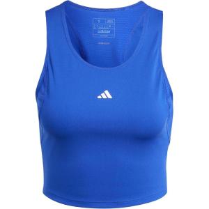 Adidas Womens Techfit Cropped Training Tank Top(Semi Lucid Blue)