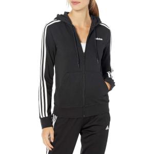 adidas Essentials 3-Stripes Hoodie Women’s(Black/White)