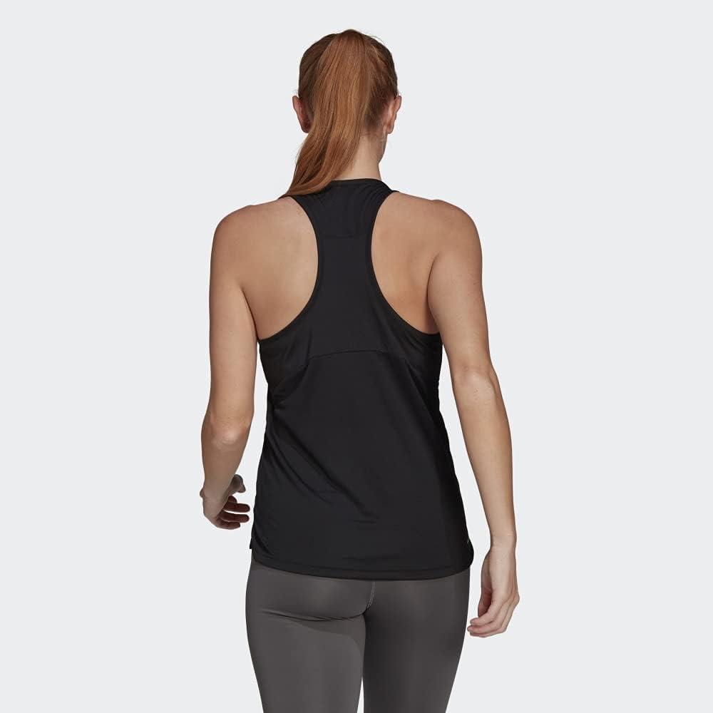 image:imageAdidas Womens Aeroready Designed 2 Move Logo Sport Tank TopBlackWhite