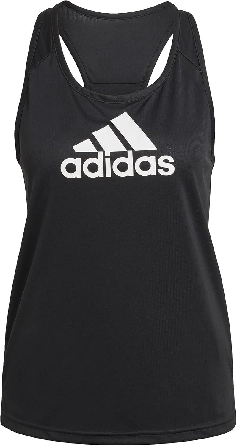 image:imageAdidas Womens Aeroready Designed 2 Move Logo Sport Tank TopBlackWhite