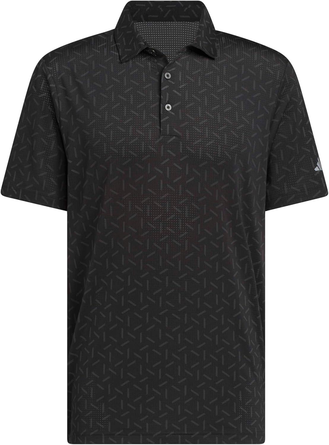 image:imageadidas Mens Ultimate365 Mesh Print Climacool PoloBlack
