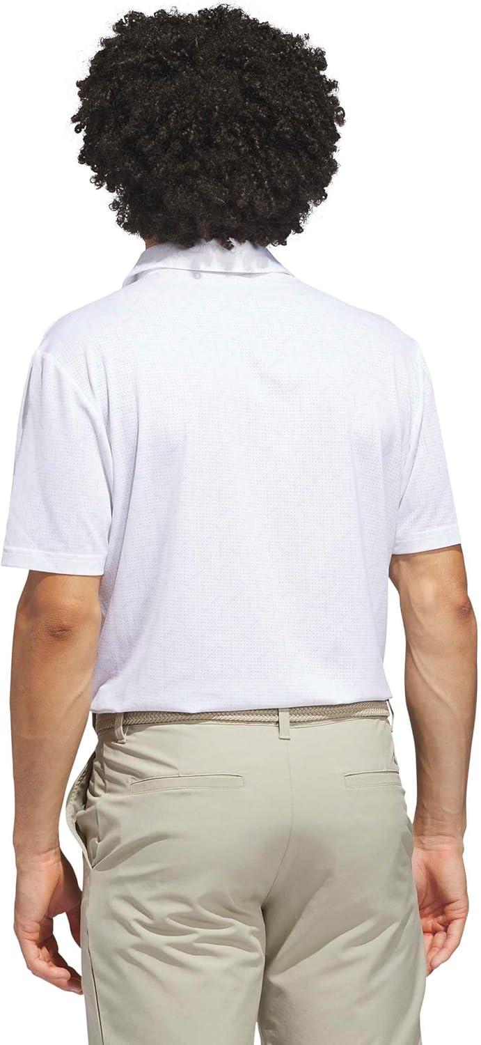 image:imageadidas Mens Ultimate365 Mesh Print Climacool PoloCrystal Sky
