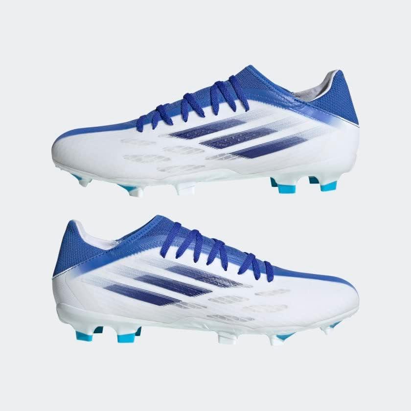 image:imageadidas Mens X Speedflow3 Firm Ground Soccer Cleats Firm Ground WhiteWhiteLegacy IndigoBlue