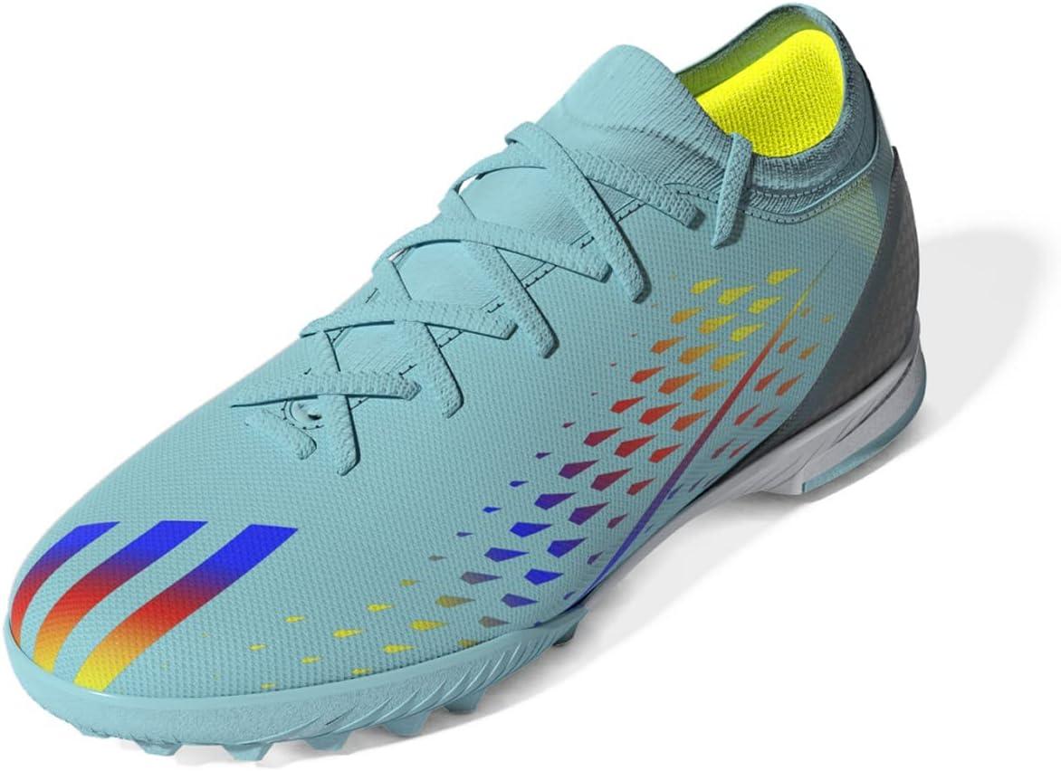 image:imageadidas UnisexChild X Speedportal3 Turf Football ShoesClear AquaSolar RedPower Blue