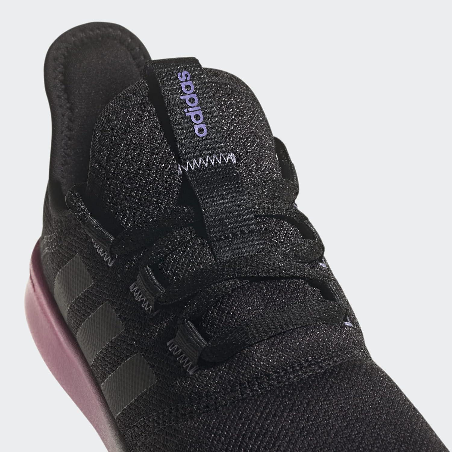 image:imageadidas Womens Cloudfoam Pure Running ShoeCore BlackCore BlackLight Purple